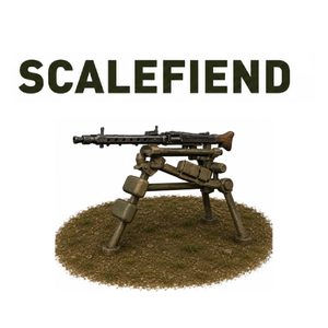 1/72 German MG42 on tripod x3