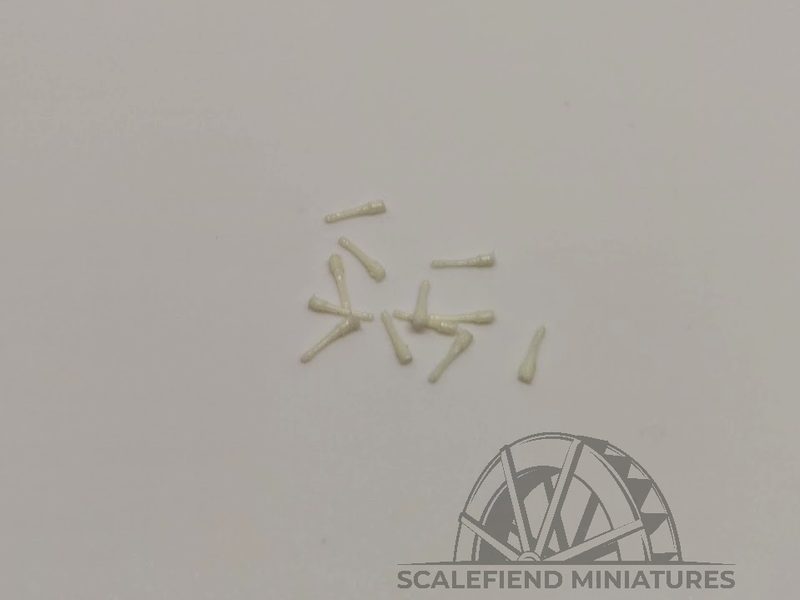 1/72 German WWII hand grenades Stielhandgranate x10