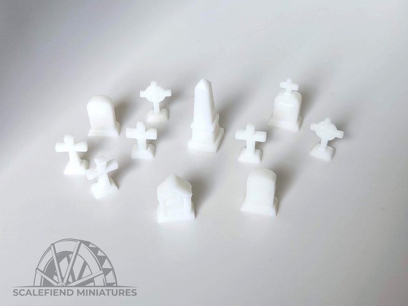1/72 Graves / grave stones / head stones