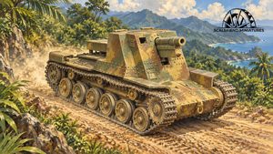 1/72 Japanese Type 4 Ho-Ro self-propelled gun