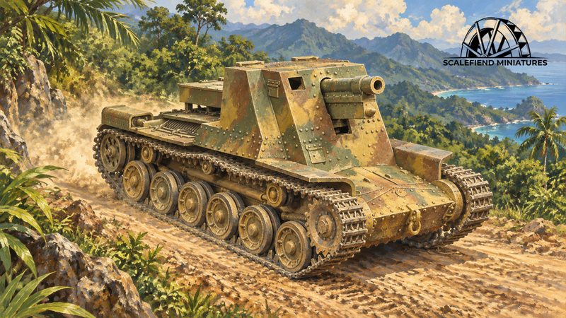 1/72 Japanese Type 4 Ho-Ro self-propelled gun