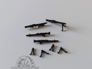 1/72 MG42 Maschinengewehr German Light Machine gun x 3 - small arms