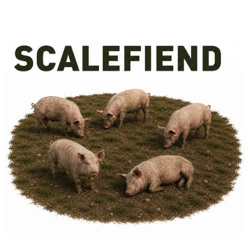 1/72 Pigs x6 (farm animals)