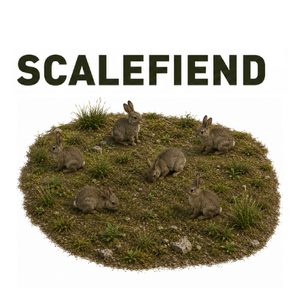 1/72 Rabbits (HO farm animals)