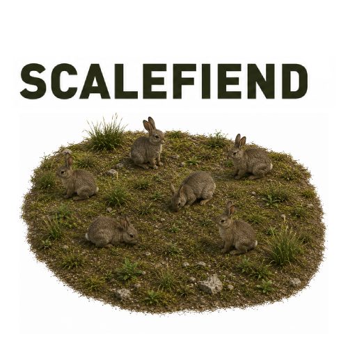 1/72 Rabbits (HO farm animals)