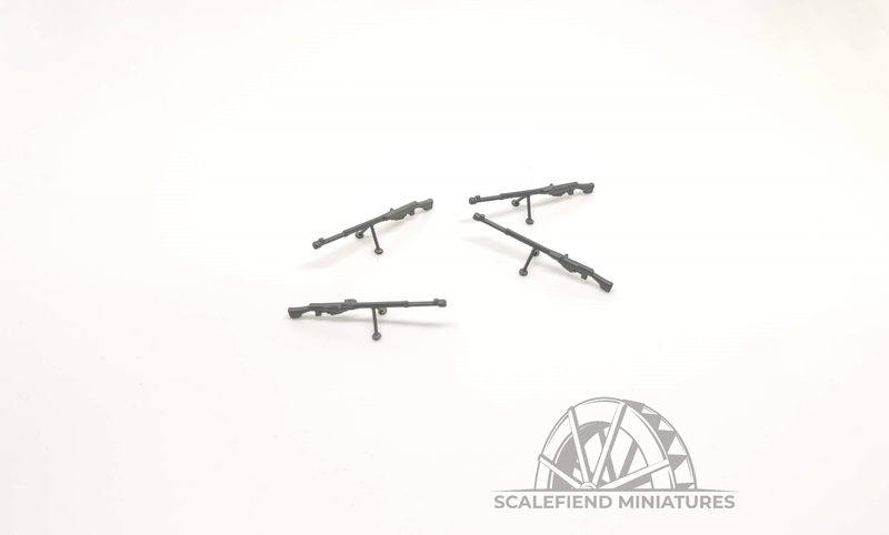 1/72 Soviet PTRS anti-tank rifle x4