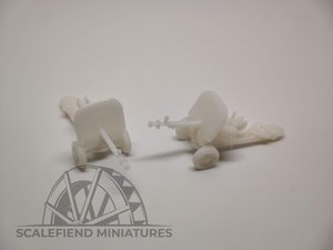 1/72 Soviet WWII DShK heavy machine gun x2