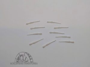 1/72 Soviet WWII Mosin Nagant Rifles x10