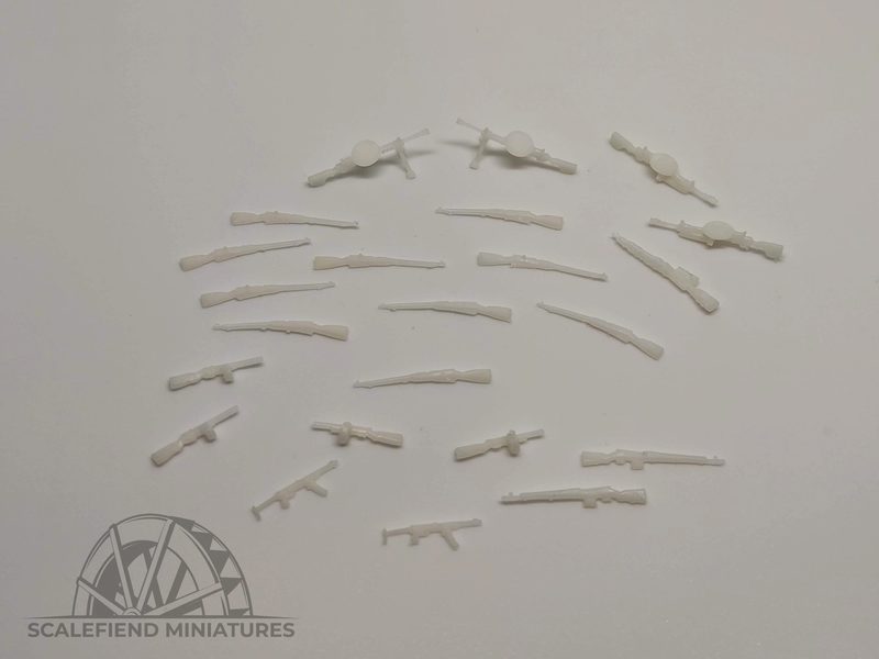 1/72 Soviet WWII Small arms set - squad weapons