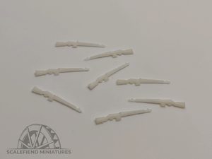 1/72 Soviet WWII SVT40 rifle x8