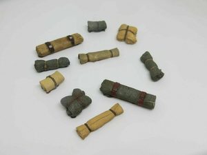 1/72 Stowage - tarps and bed roll set pk4