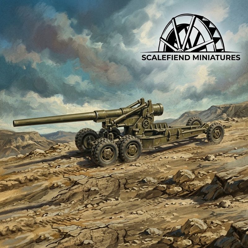 1/72 US 155mm gun M1 Long Tom