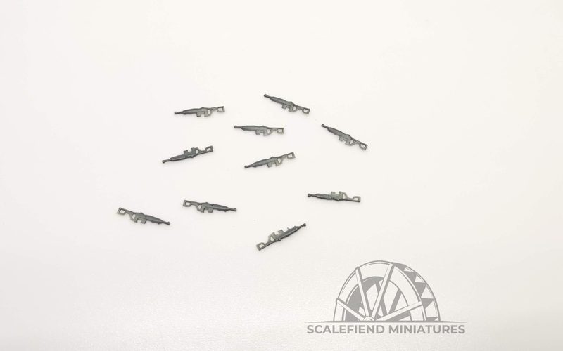 1/72 US M1 Carbine airborne version with folding stock x10