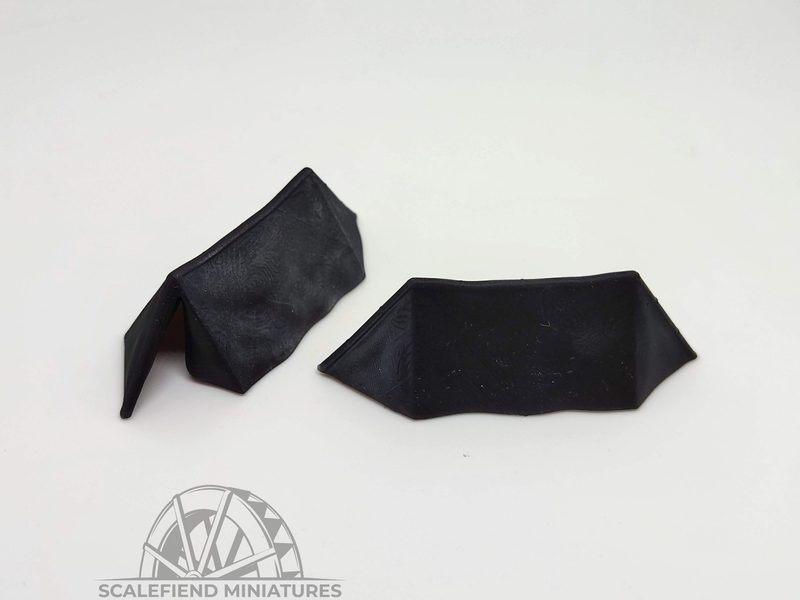 1/72 US WWII Infantry Pup Tent x2
