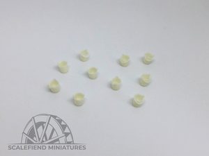 1/56 (28mm) Wooden Buckets x10
