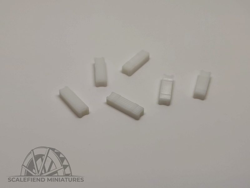 1/72 WWII US 105mm ammunition crates