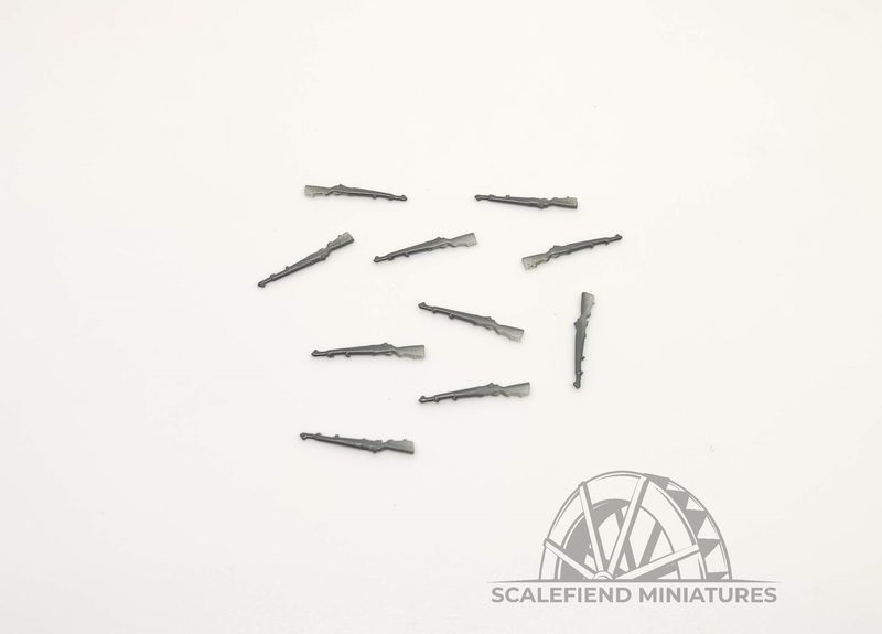 1/72 WWII US M1 Garand Rifles small arms set x 10