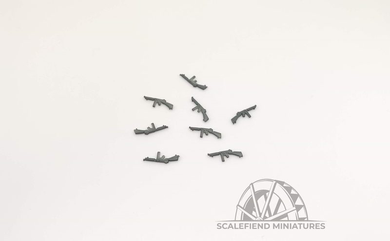 1/72 WWII US M1A1 Thompson sub-machine gun x8 - small arms set