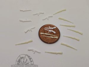 1/72 WWII US Small Arms set - M1 Garands & M1A1 Thompsons