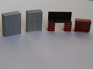 HO Scale Workshop Interior Details (1/86)