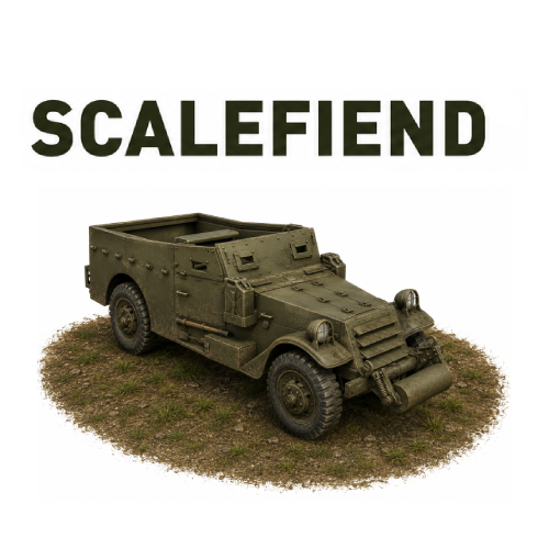 1/144 (12mm) Allied M3A1 Scout Car | White Scout Car image 1
