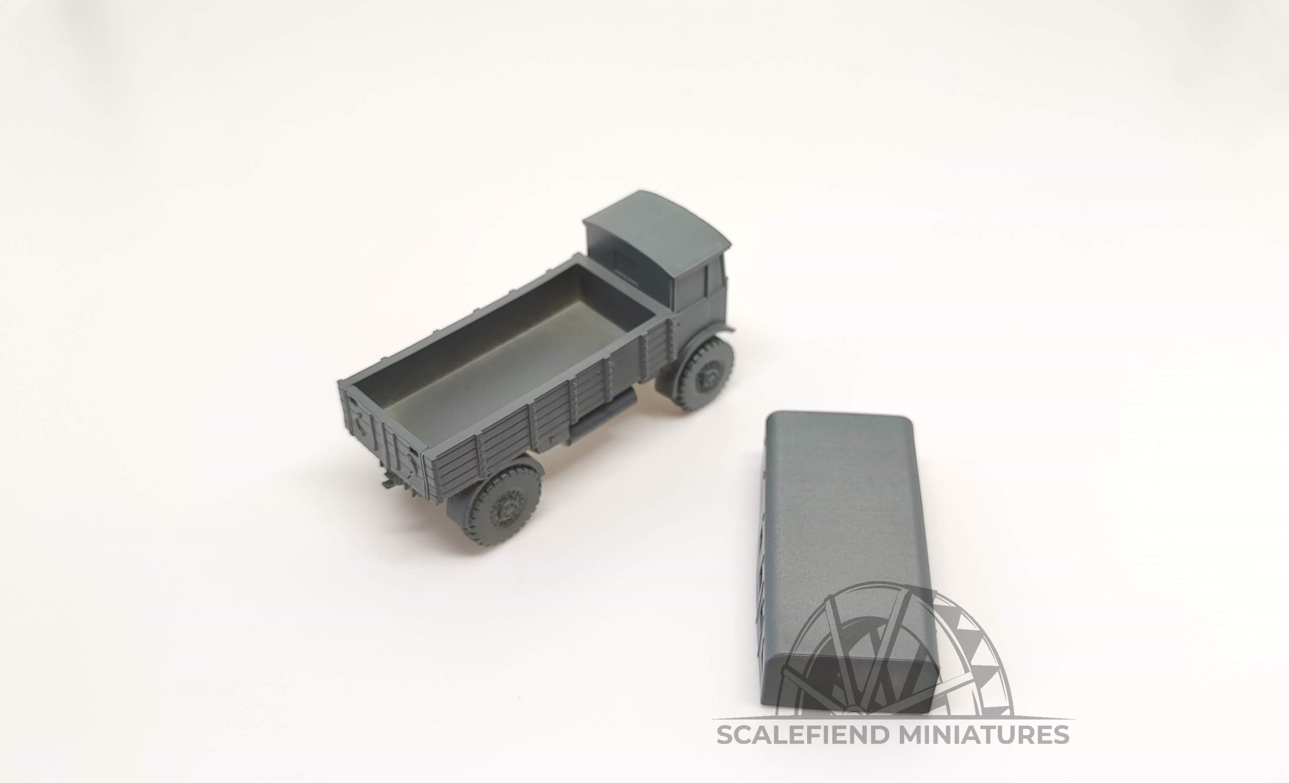 1/144 (12mm) British AEC Matador 4x4 Truck - removable tilt image 2