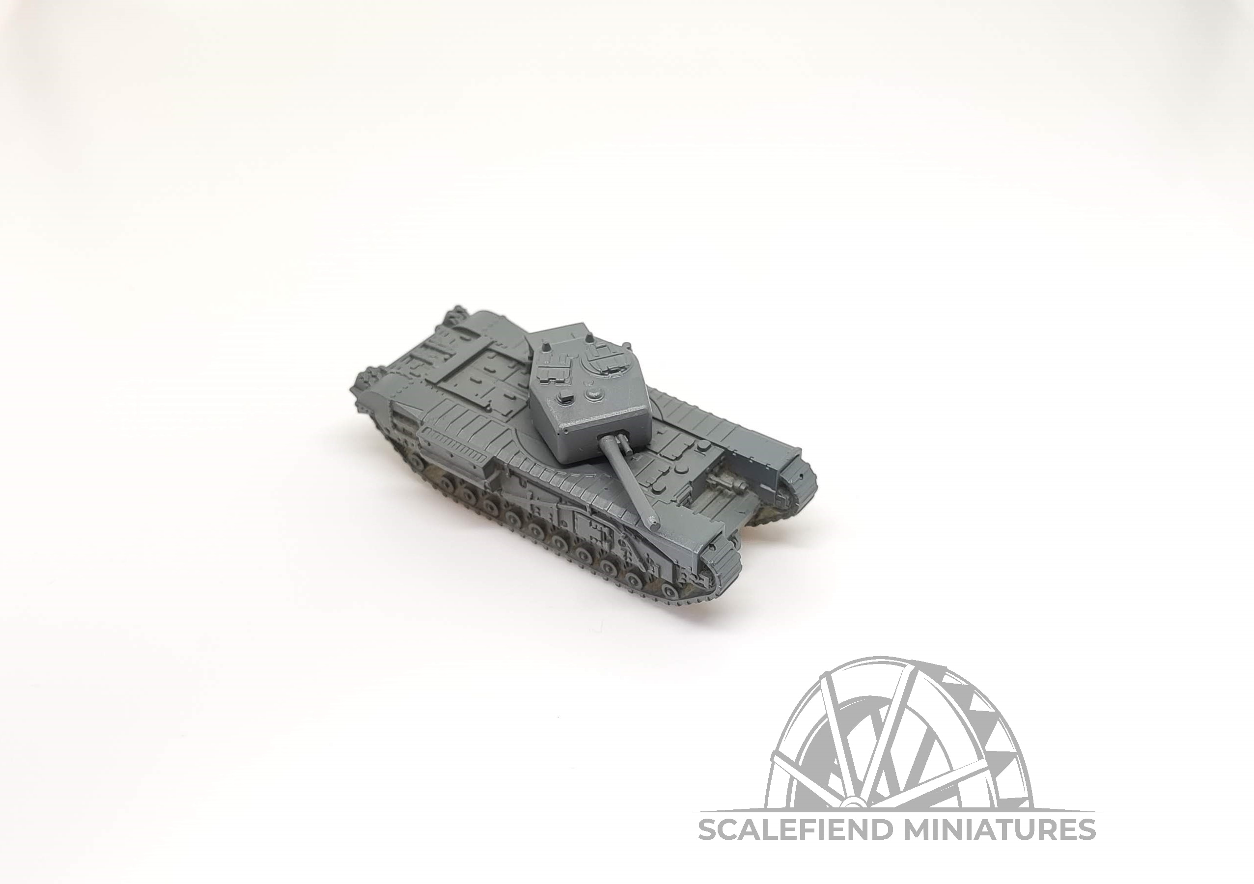 1/100 (15mm) British Churchill IV tank 6 pounder image 1