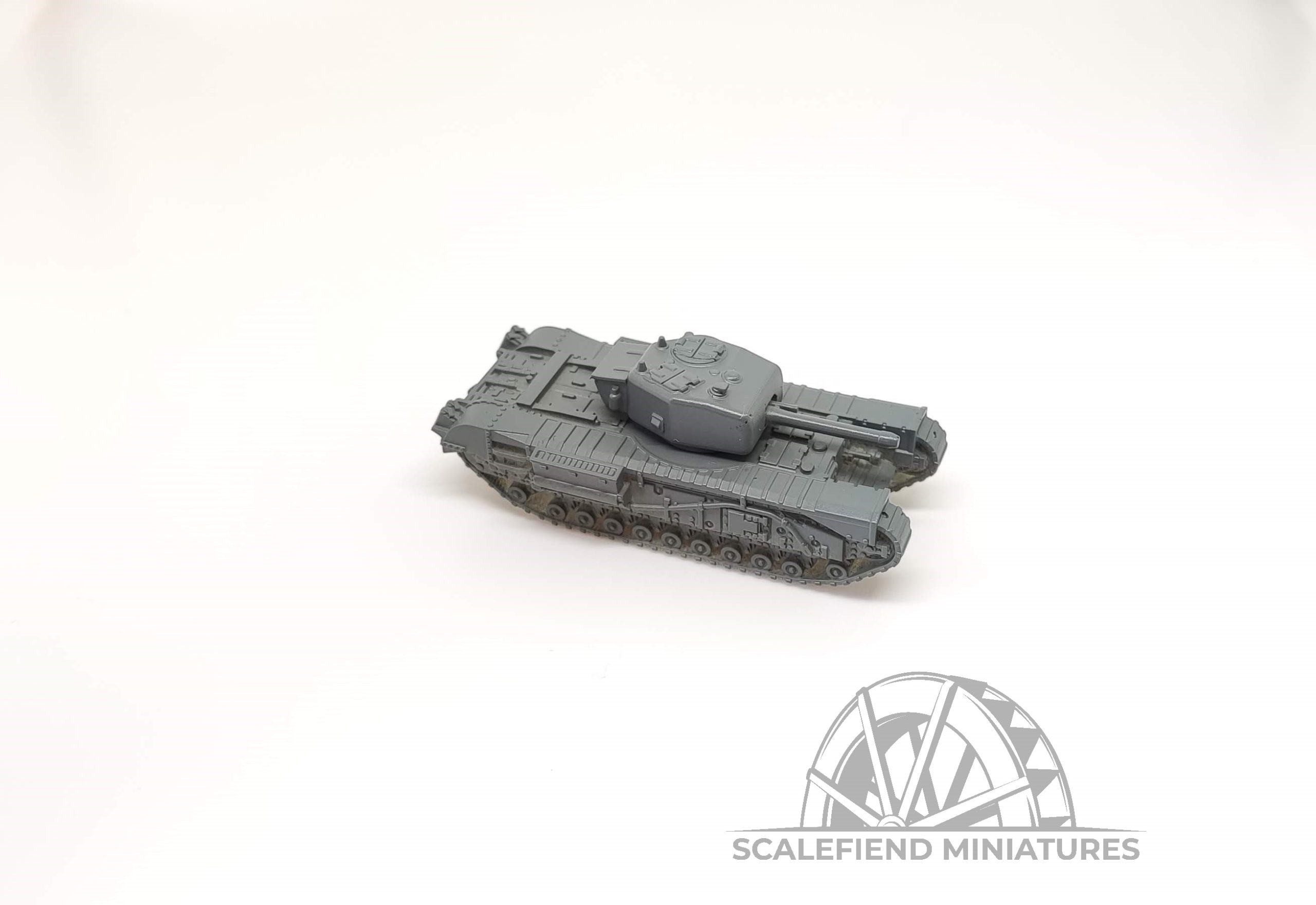 1/100 (15mm) British Churchill IV tank 6 pounder image 2