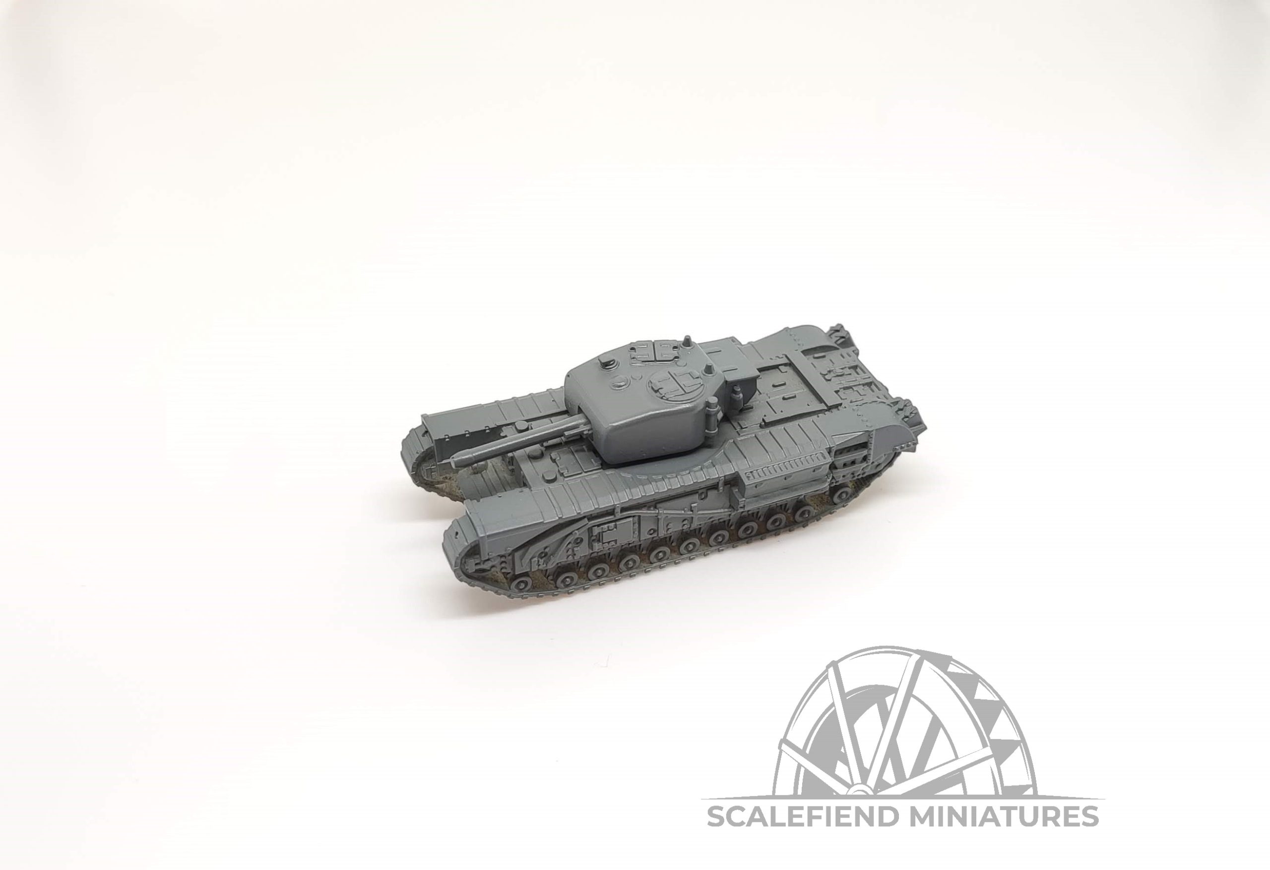 1/100 (15mm) British Churchill IV tank 6 pounder image 3