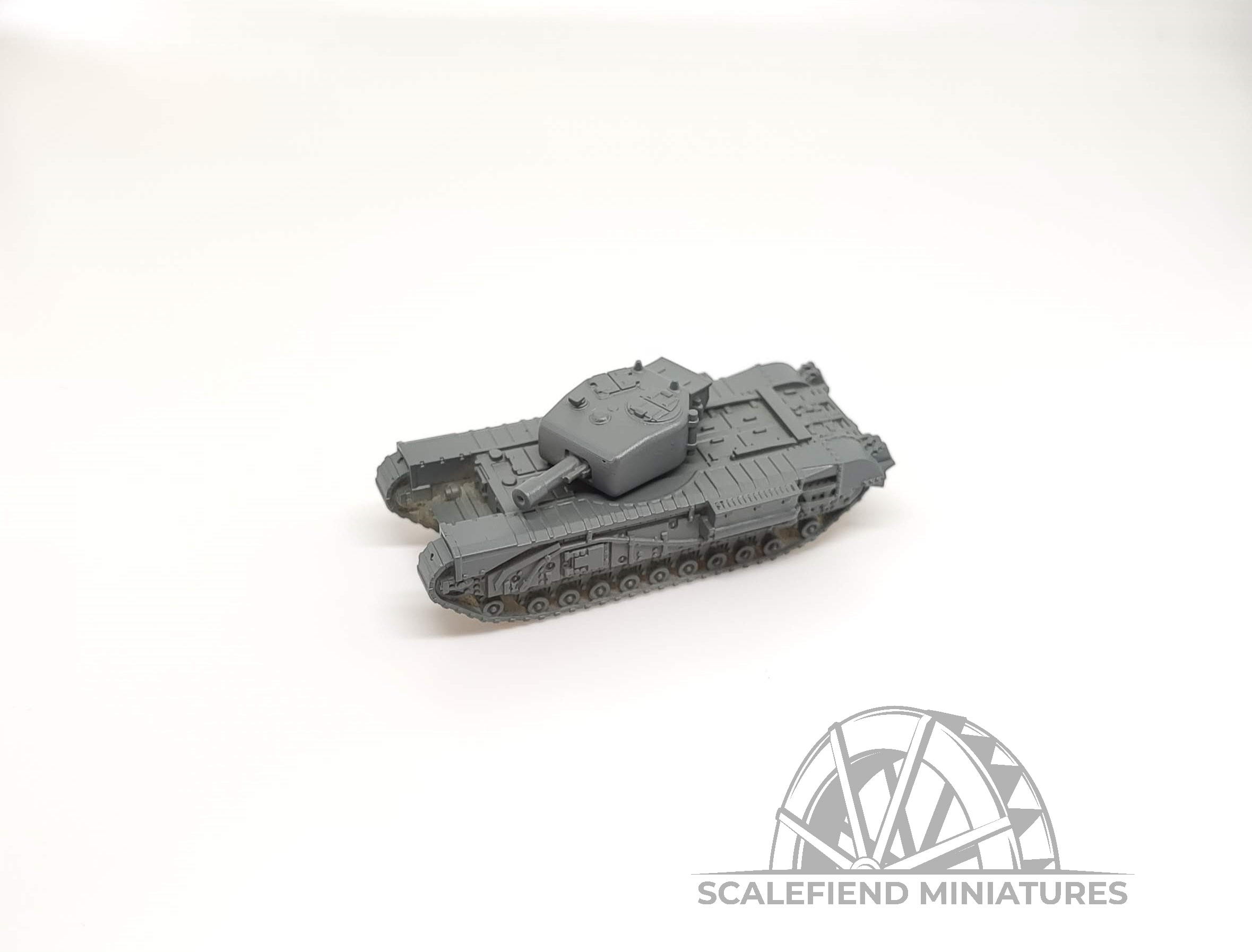 1/100 (15mm) British Churchill V tank 95mm image 1