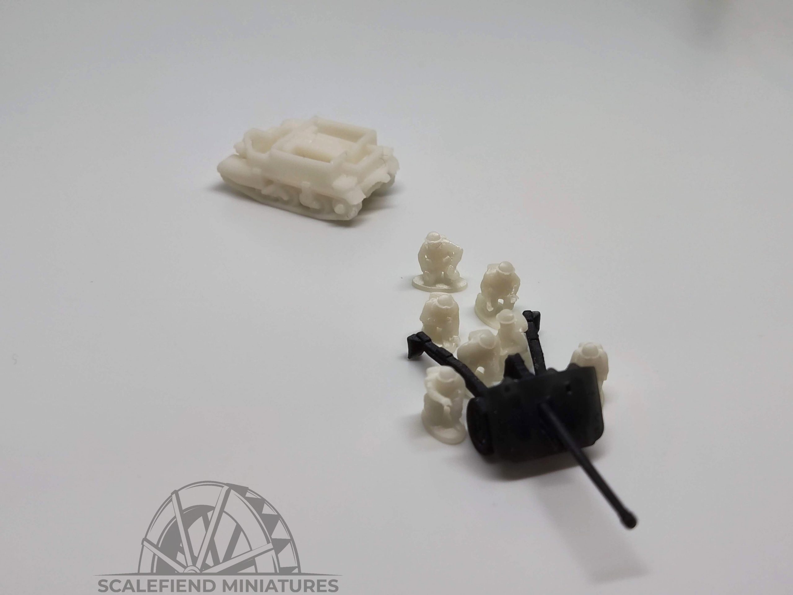 1/100 (15mm) British Infantry WWII Gun Crew (7 men) image 3