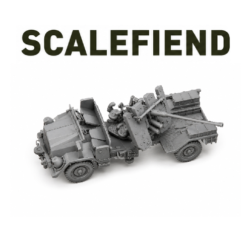 1/144 (12mm) British Moris C9B Bofors SP AA image 1