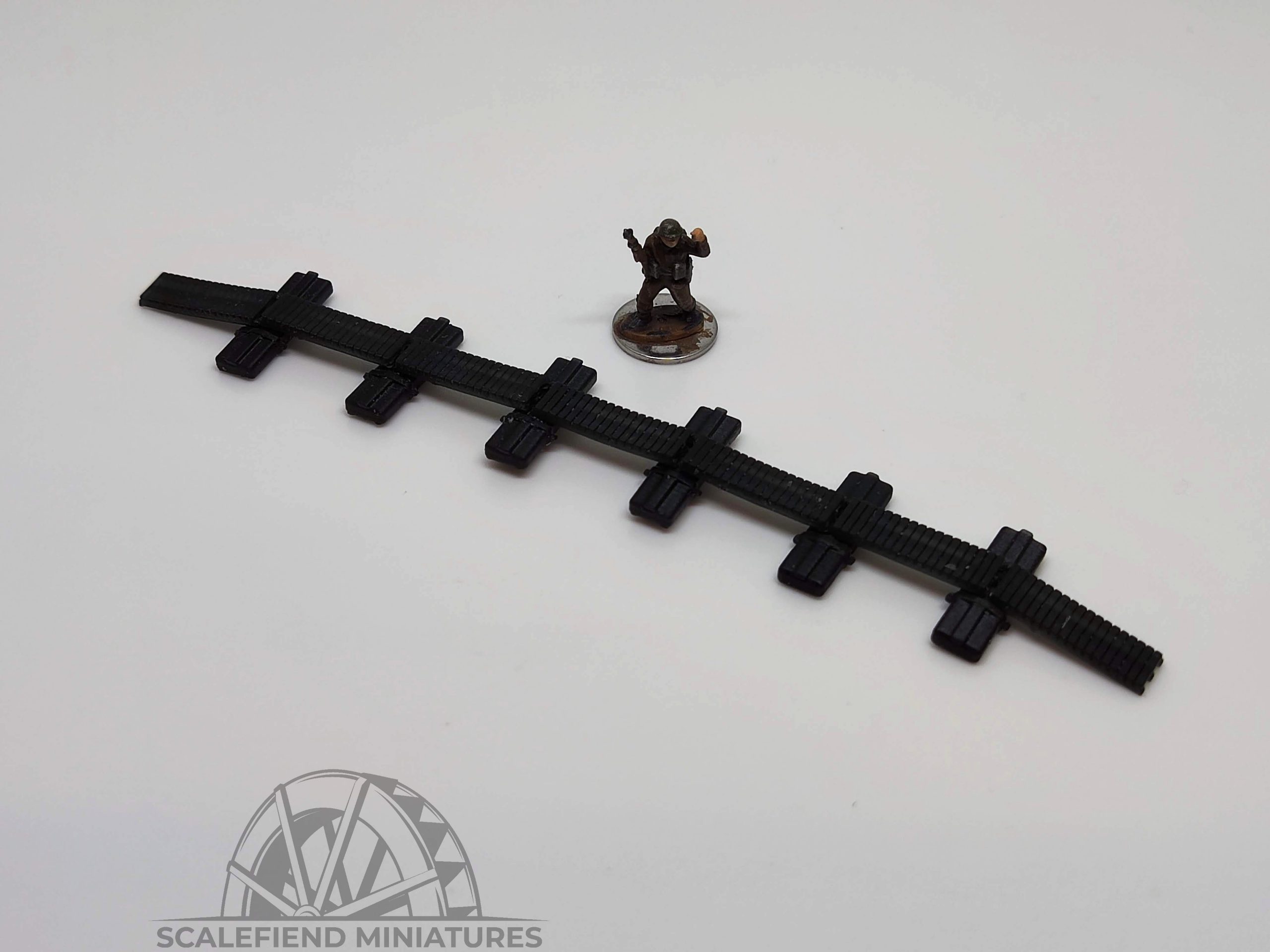 1/100 (15mm) British WWII Infantry Kapok pontoon foot bridge image 2