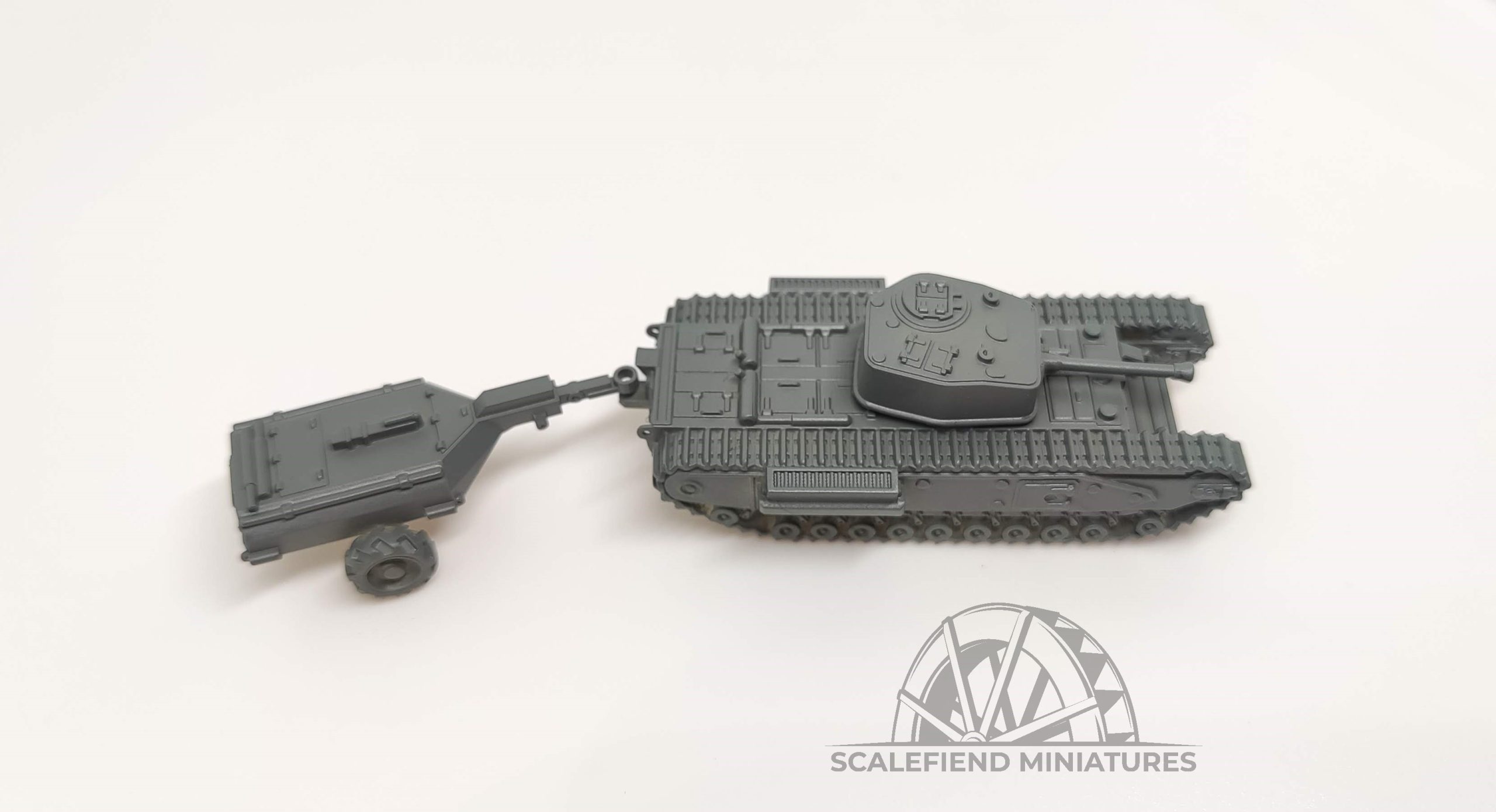 1/144 (12mm) Churchill Crocodile flamethrower tank image 1