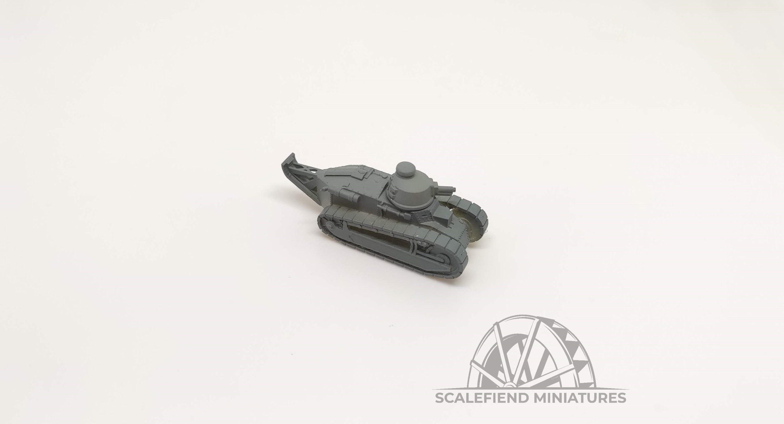 1/144 (12mm) French FT-17 Tank with cannon turret image 2