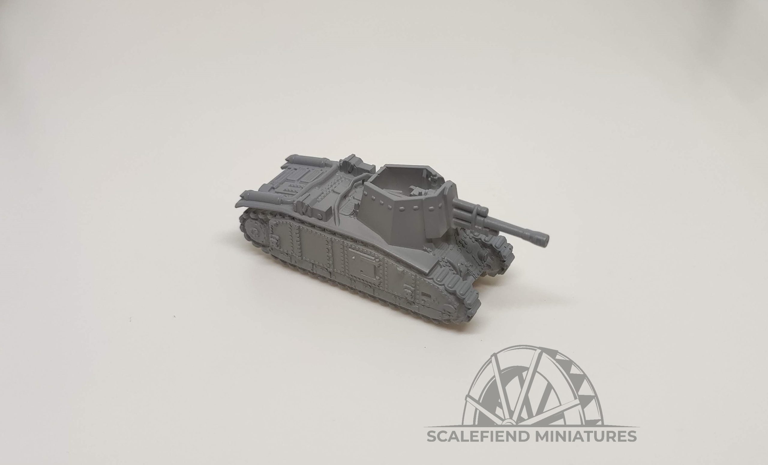 1/100 (15mm) German leFH18-3 auf GW B2-8 image 1
