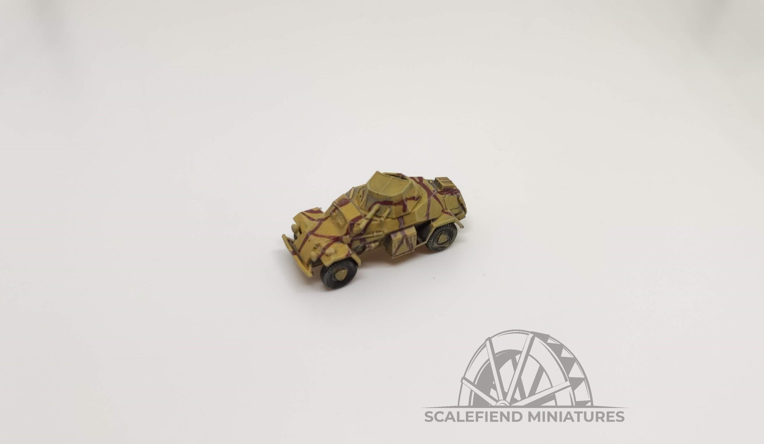 1/100 (15mm) German SdKfz 222 armoured car x2 image 1