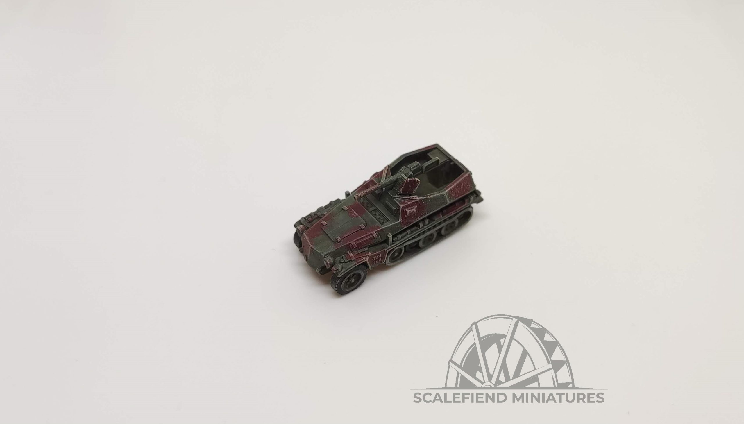 1/144 (12mm) German SDKFZ 250 A10 37mm half-track image 1