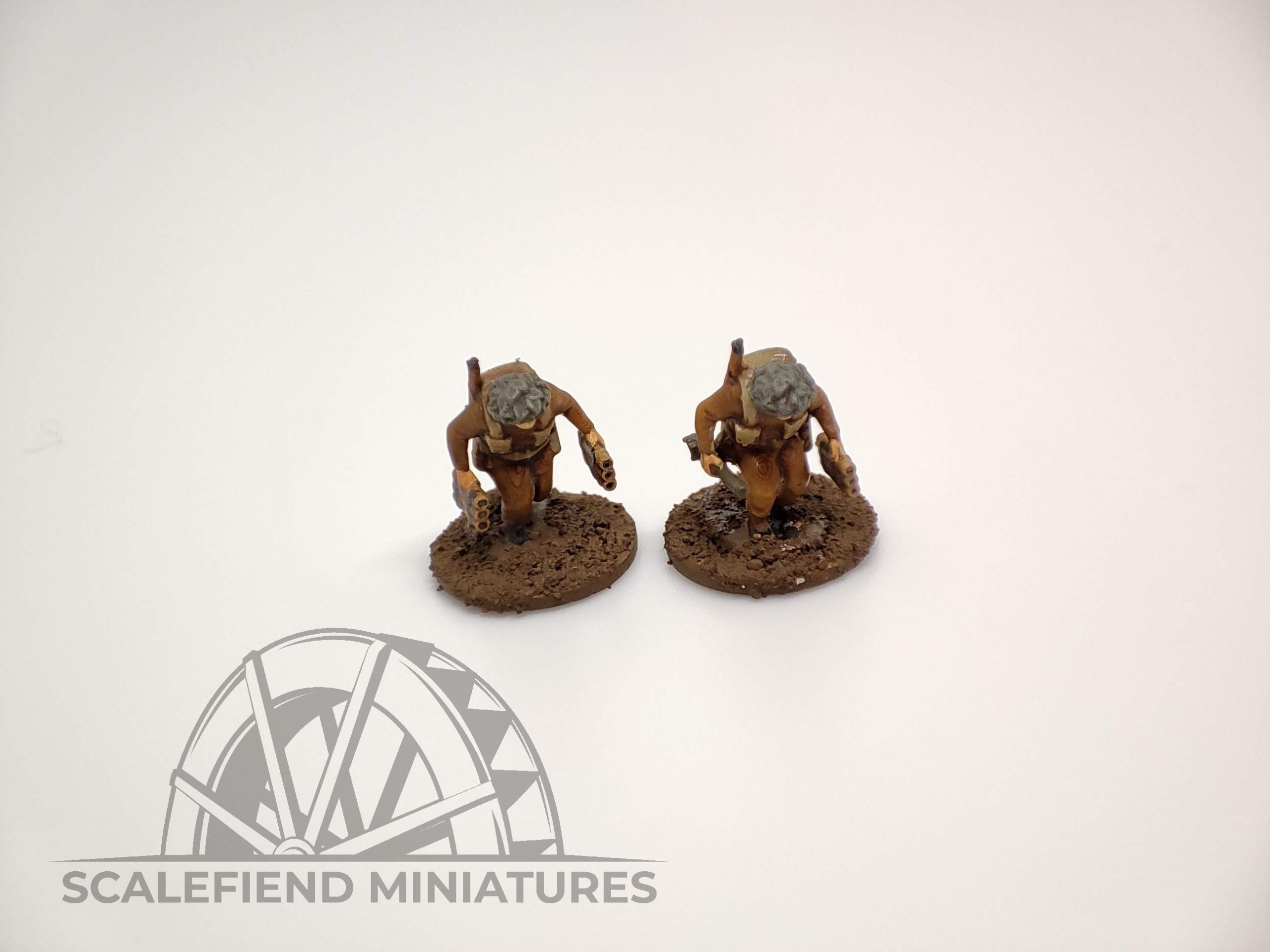 1/100 (15mm) WWII British  2-inch mortar teams (6 figures) image 2
