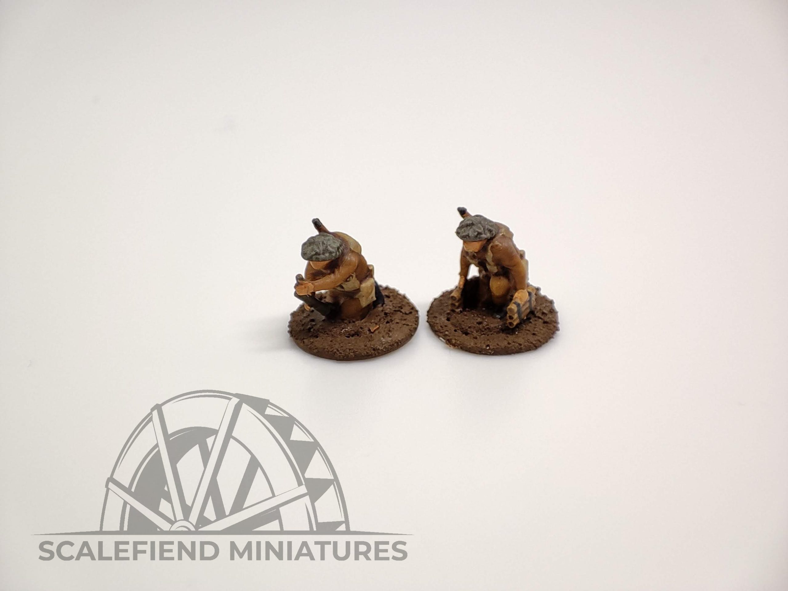 1/100 (15mm) WWII British  2-inch mortar teams (6 figures) image 3