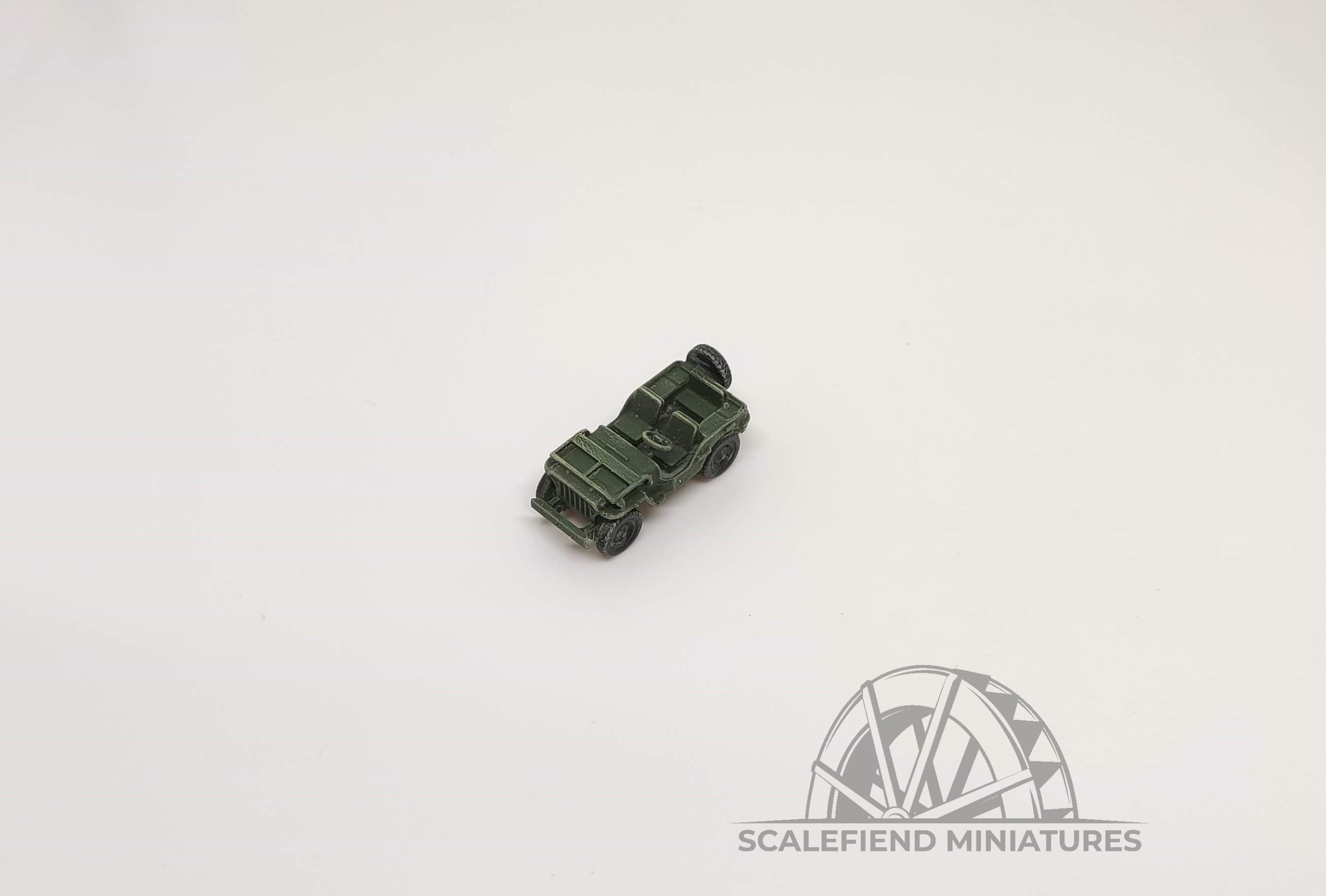 1/100 WWII Willys MB Jeep (canvas open) x2 image 1