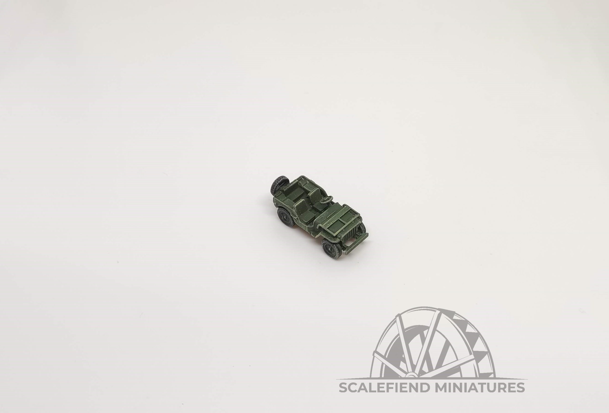 1/100 WWII Willys MB Jeep (canvas open) x2 image 2