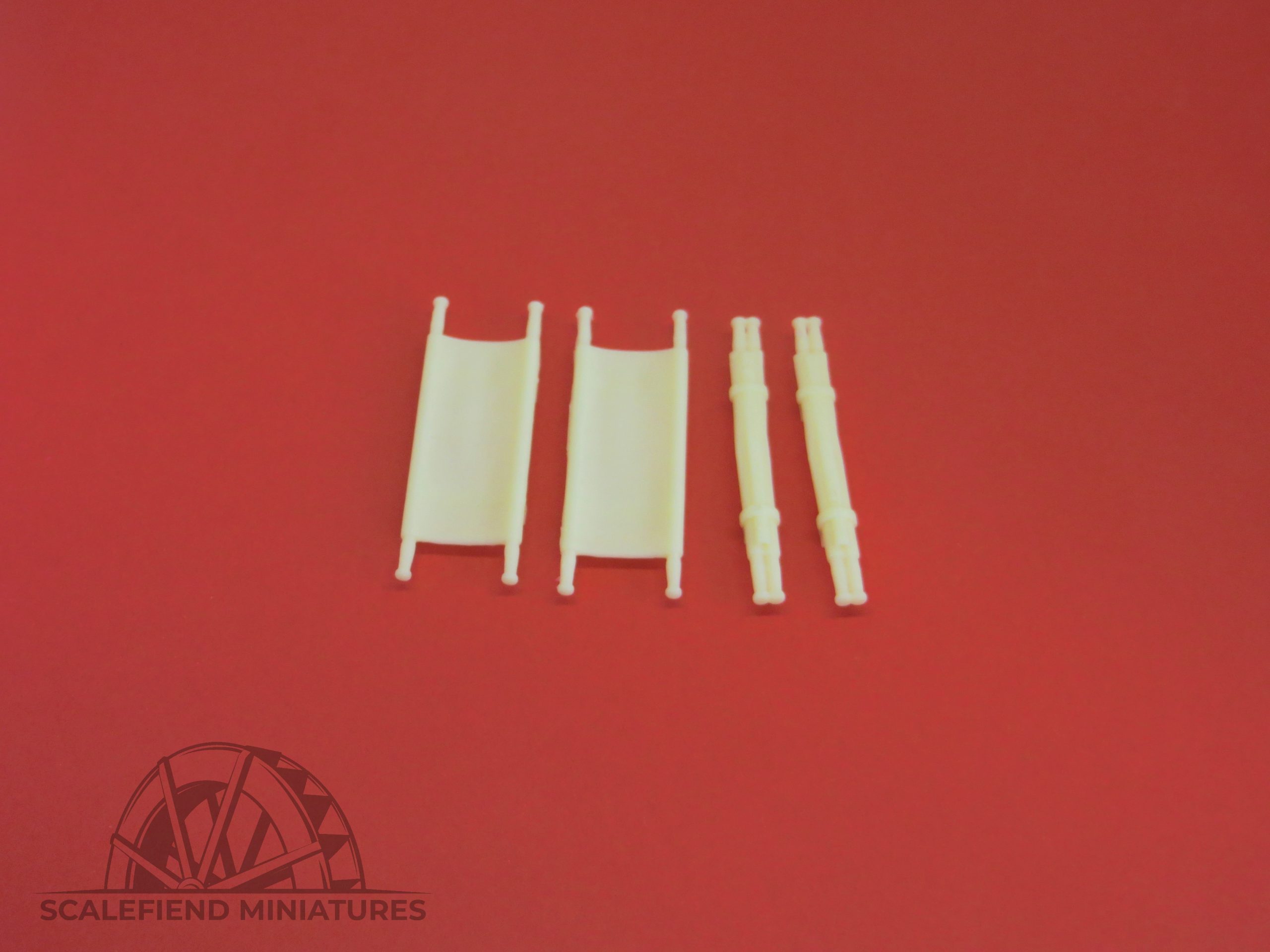 1/56 WWII stretchers - laid out and rolled up image 1