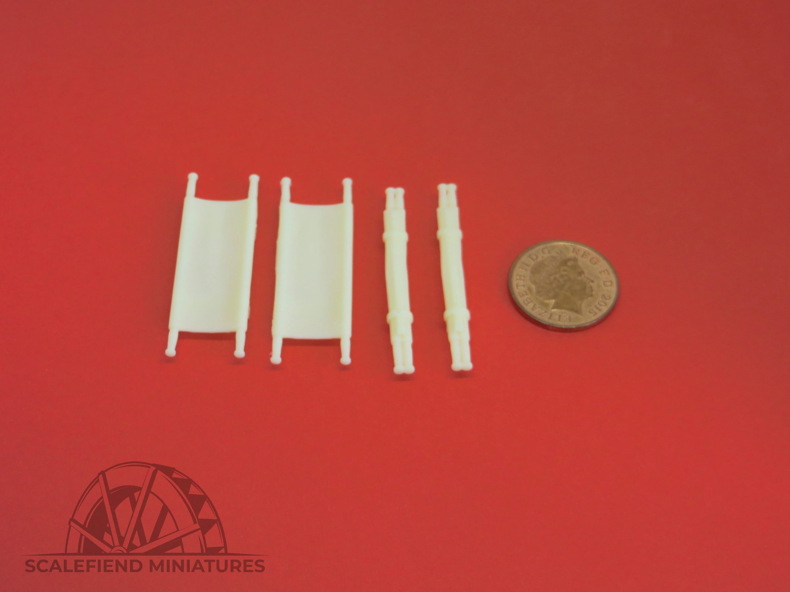 1/56 WWII stretchers - laid out and rolled up image 2