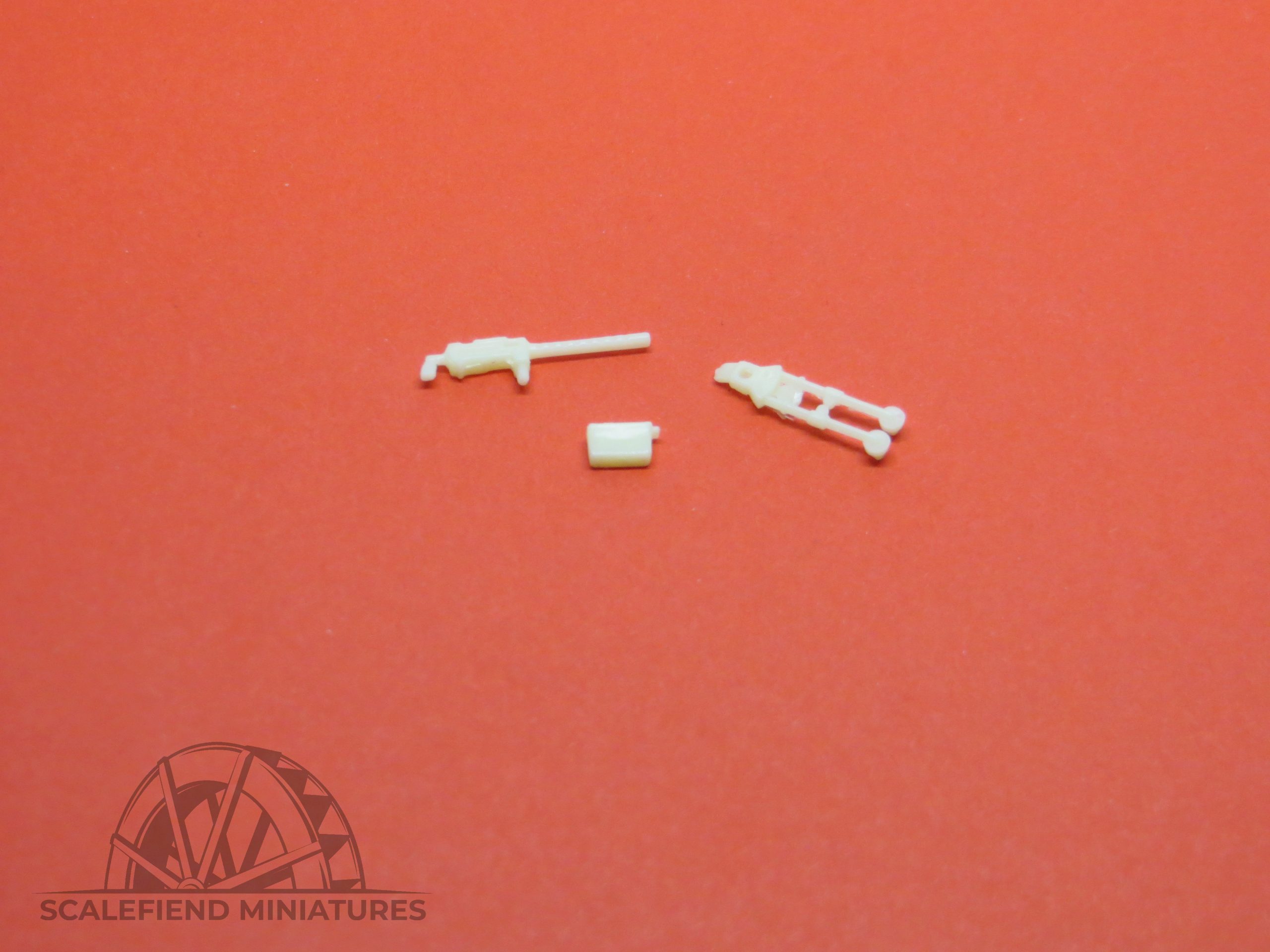 1/72 .30 cal US M1919 Browning machine gun /w folded tripod image 1