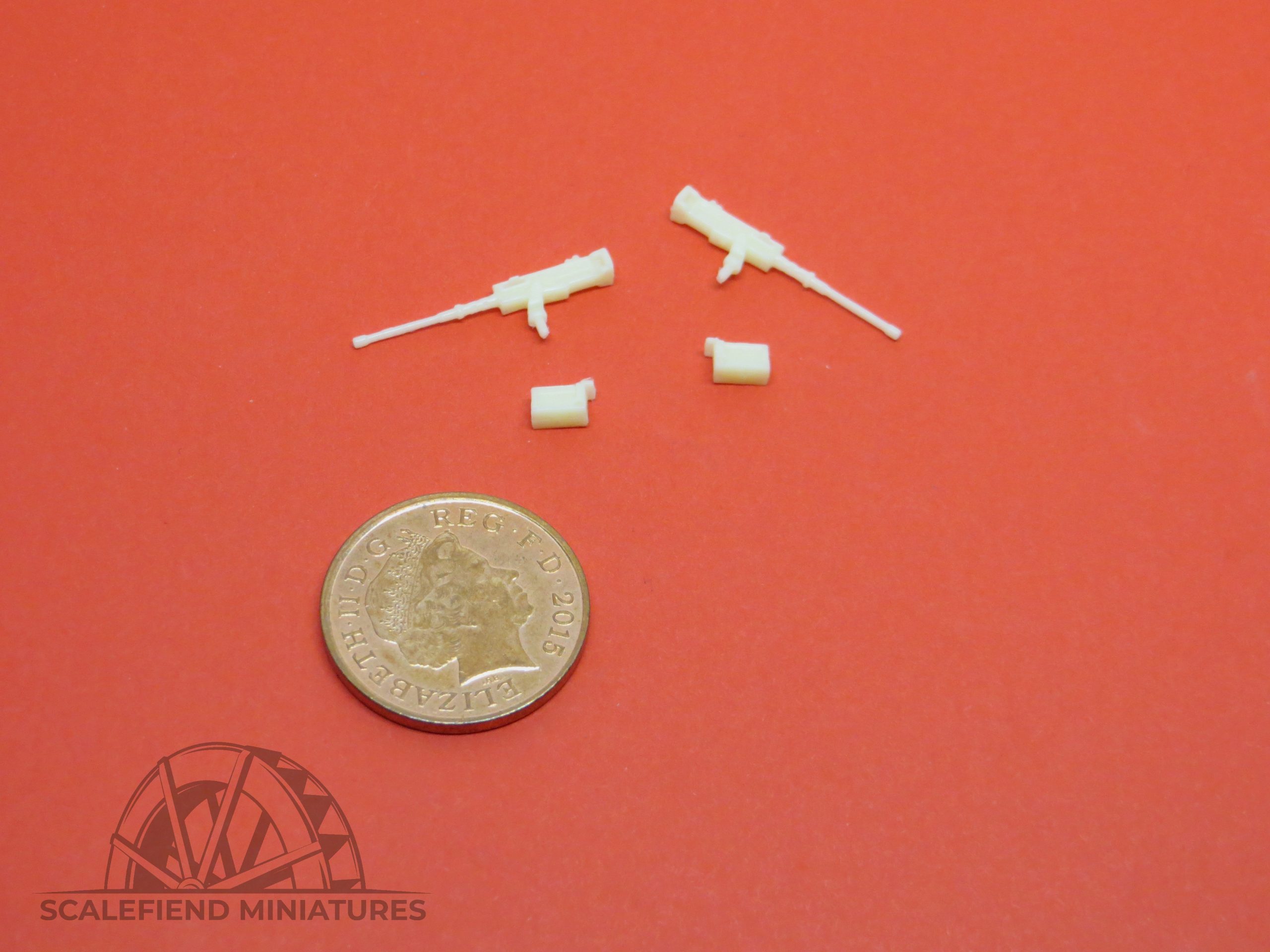 1/72 .50 cal US M2 Browning machine gun /w vehicle mount x2 image 2