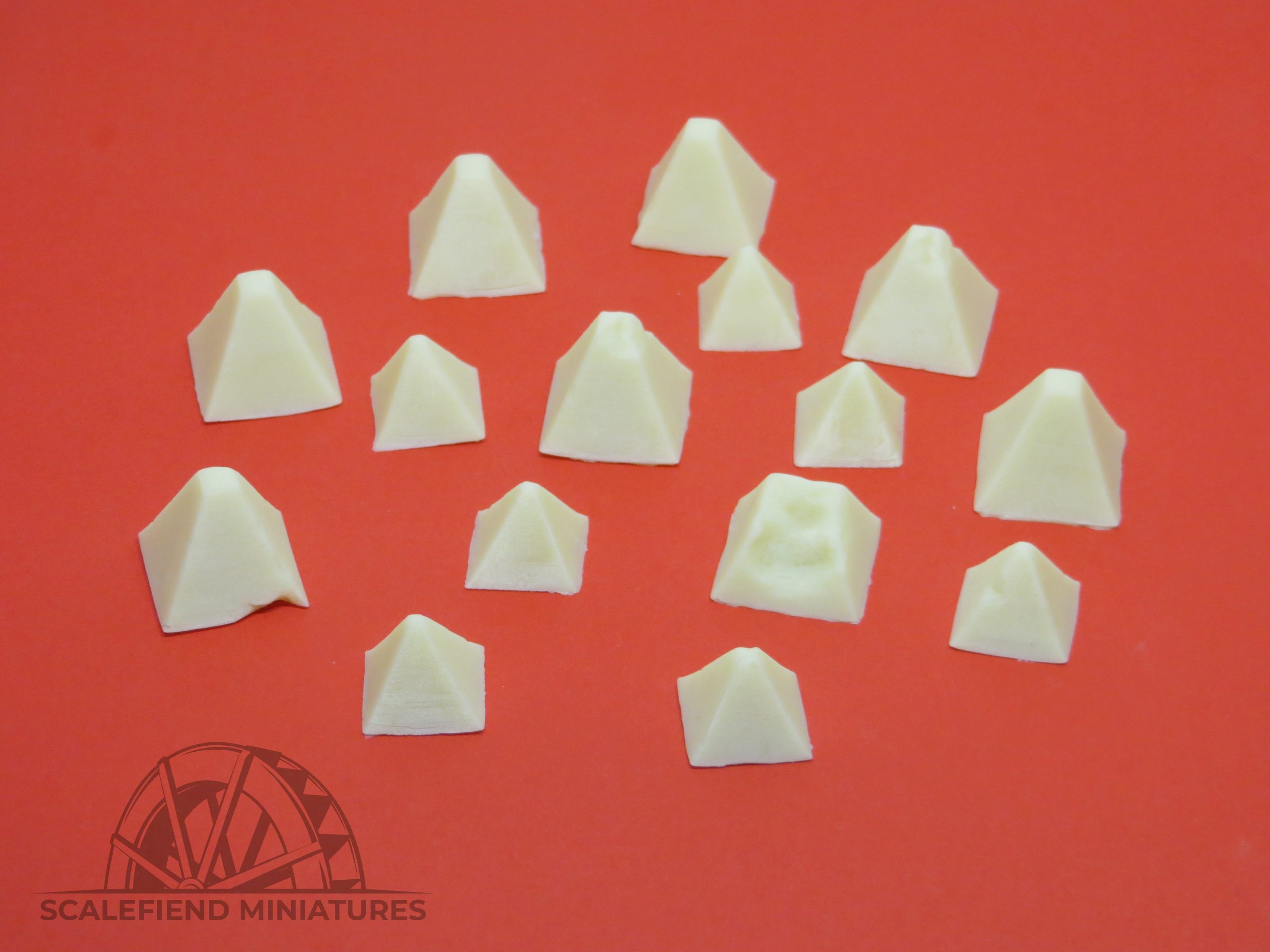 1/144 (12mm) Dragon's teeth tank obstacles- small and large image 2