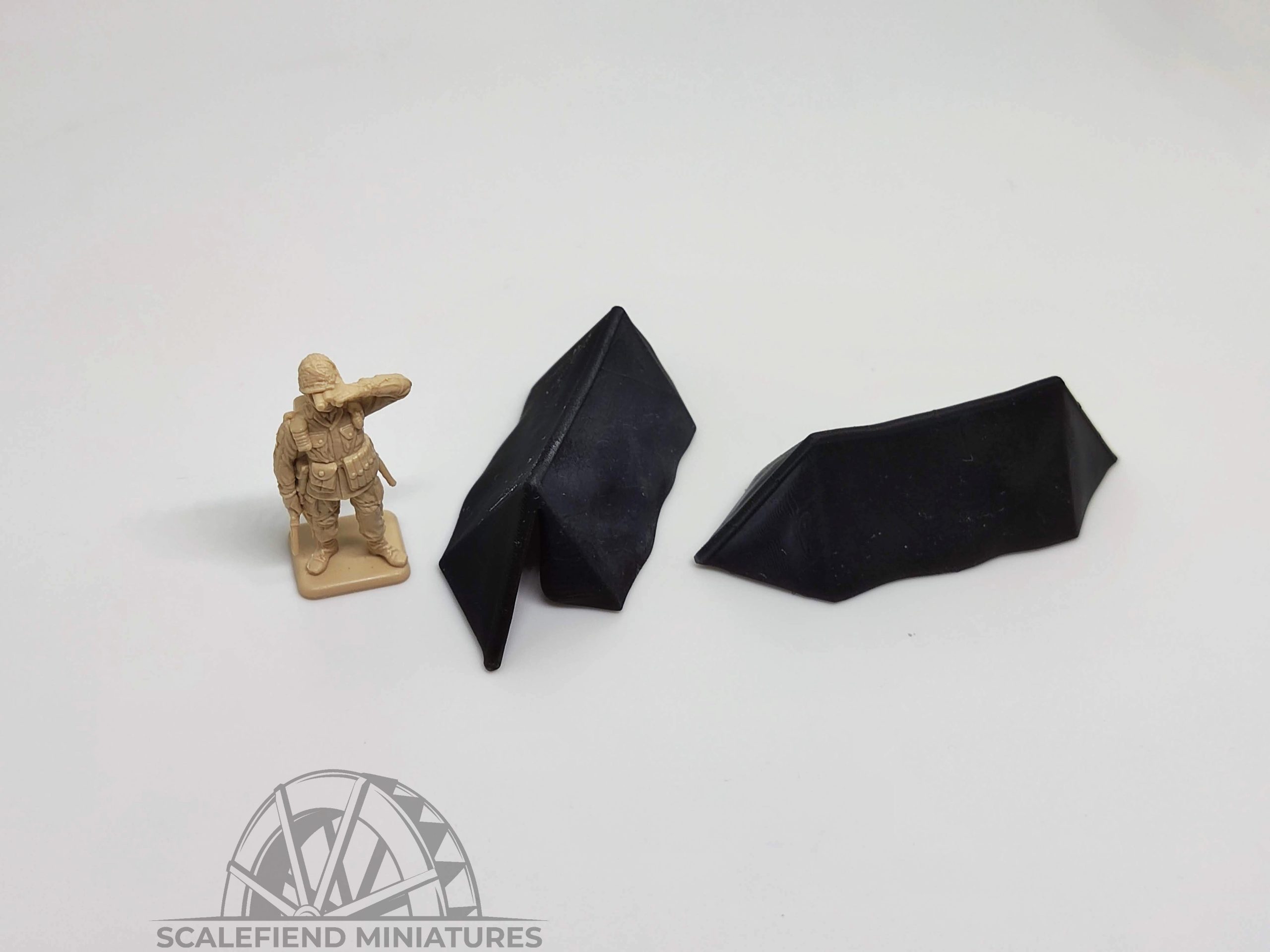 1/72 US WWII Infantry Pup Tent x2 image 2