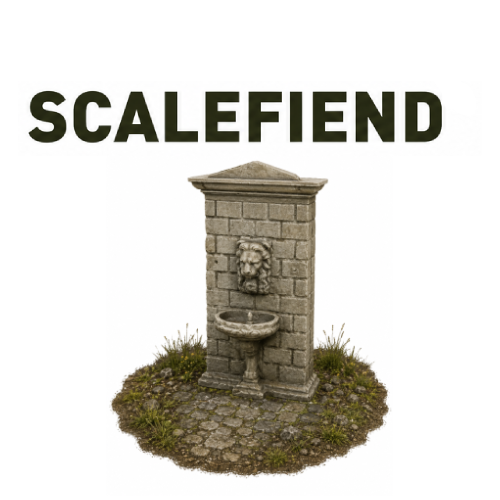 1/72 Wall Fountain - Terrain accessory image 1