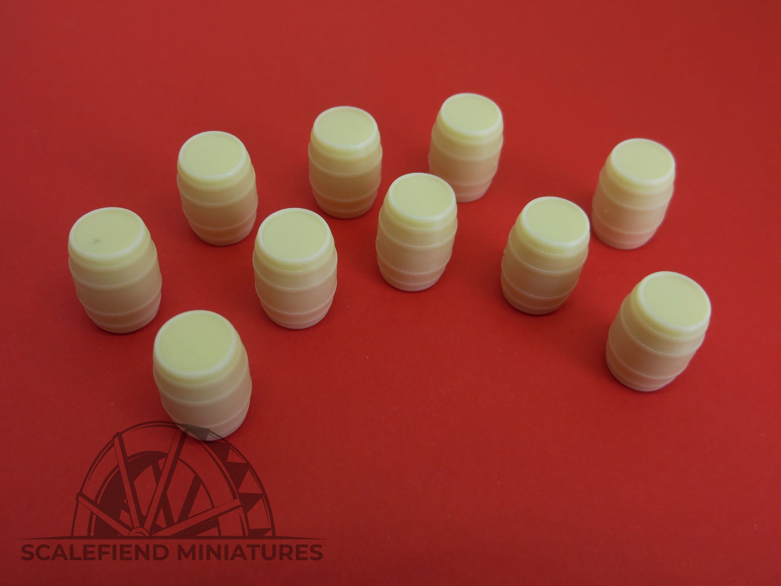 1/72 Wooden Barrels - set of 10 image 1